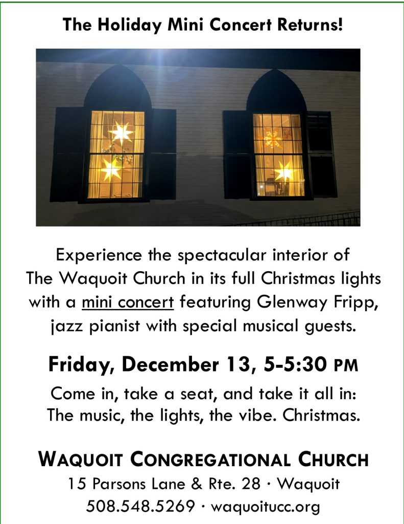 From the Waquoit church archive