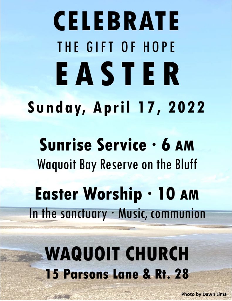 From the Waquoit church archive