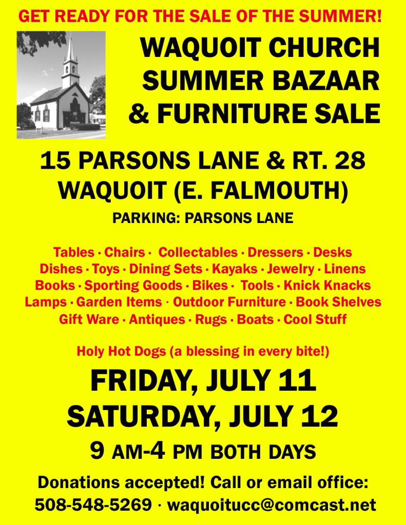 From the Waquoit church archive