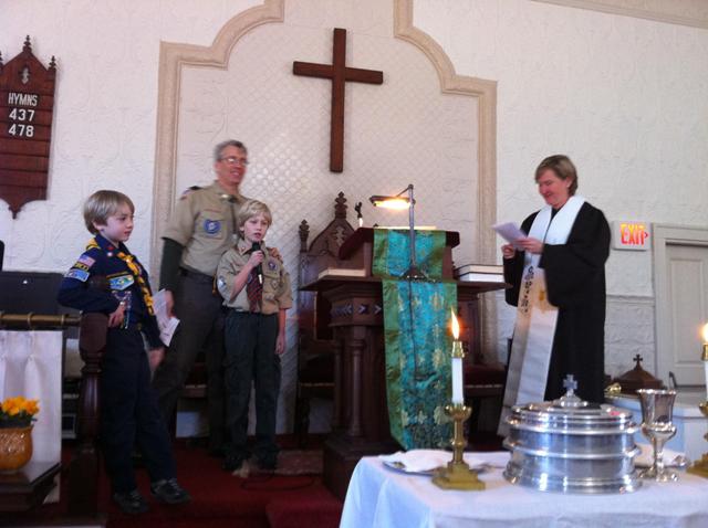 ScoutDay_start Rev. Nell Announces Scout Sunday
