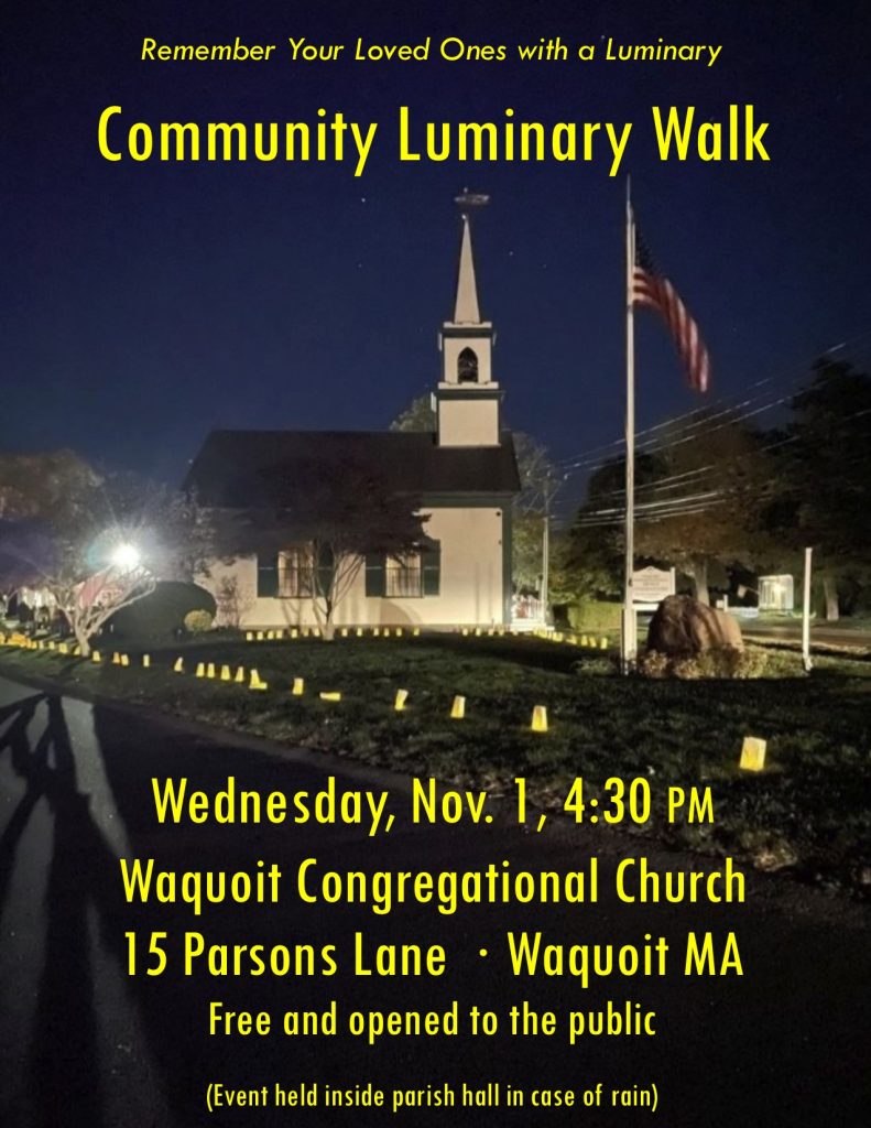 From the Waquoit church archive