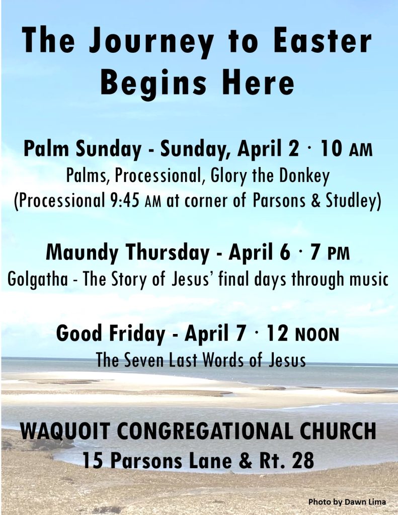 From the Waquoit church archive