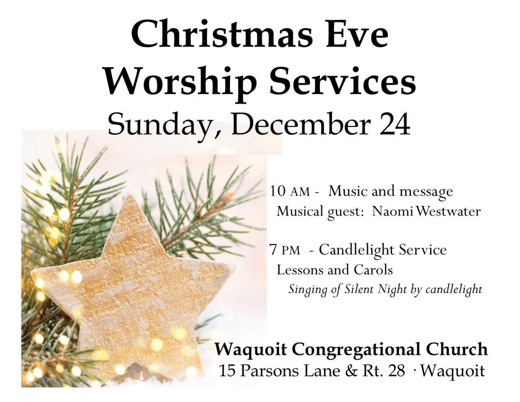 From the Waquoit church archive