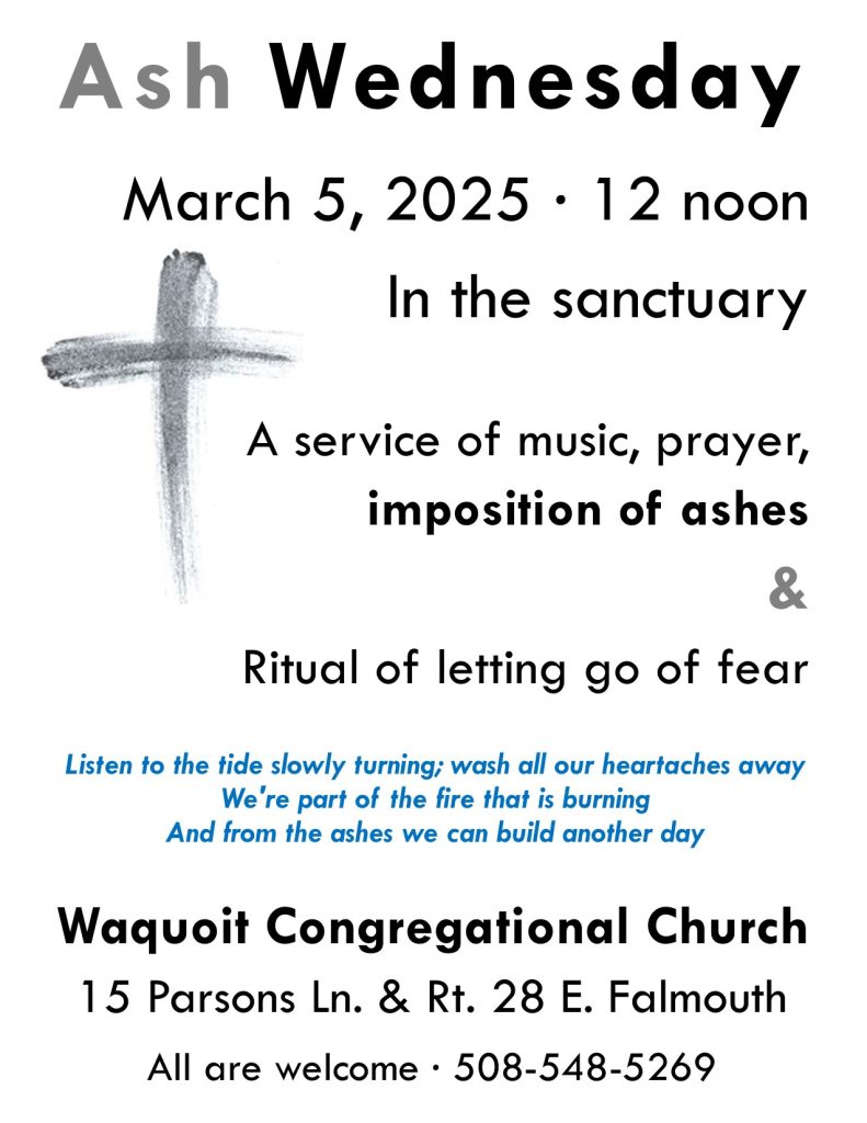 From the Waquoit church archive