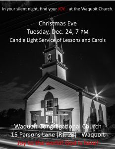 From the Waquoit church archive