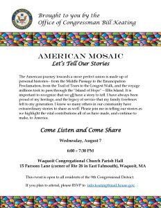 From the Waquoit church archive