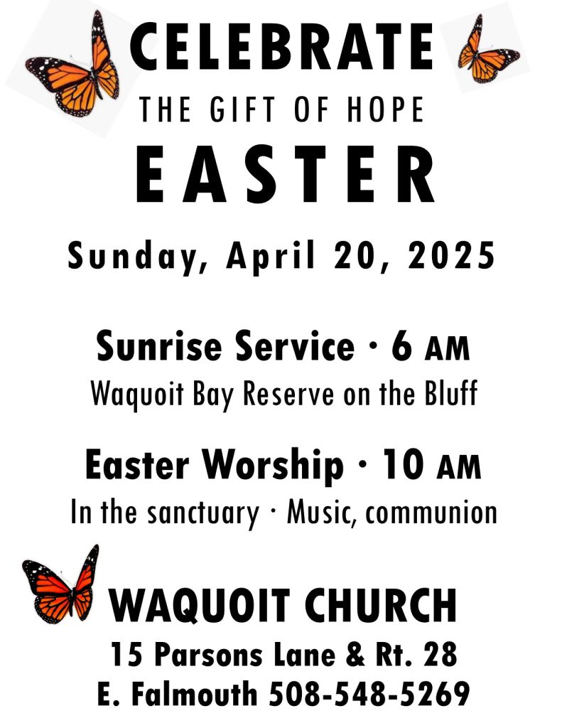 From the Waquoit church archive