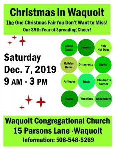 From the Waquoit church archive