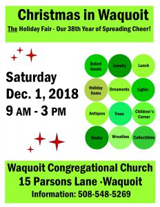 From the Waquoit church archive