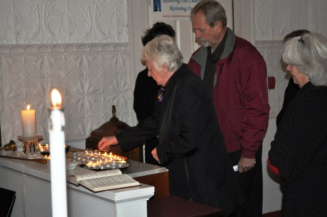 Candle Lighting 2 From the Waquoit church archive
