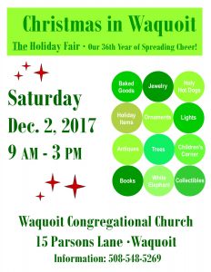 From the Waquoit church archive