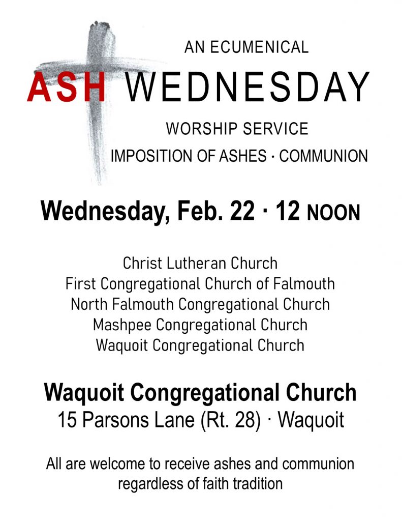From the Waquoit church archive